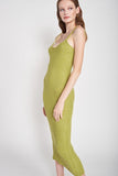 Spaghetti Strap Bodycon Midi Dress