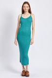 Spaghetti Strap Bodycon Midi Dress