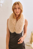 Faux Fur Short Collar Scarf