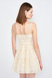 Spaghetti Strap Tiered Mini Dress