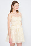 Spaghetti Strap Tiered Mini Dress