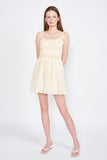 Spaghetti Strap Tiered Mini Dress
