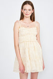 Spaghetti Strap Tiered Mini Dress