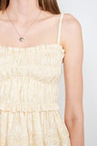 Spaghetti Strap Tiered Mini Dress
