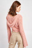 Flared Sleeve Crochet Crop Top