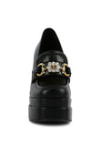 Bratz High Block Heeled Jewel Loafers