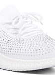 Elizha Stud Embellished Lace Up Sneakers