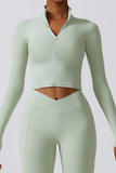 Quick-drying Long Sleeve Yoga Suit Sports Tops