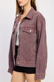 Oversized Denim Shirt Jacket