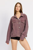 Oversized Denim Shirt Jacket