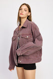 Oversized Denim Shirt Jacket
