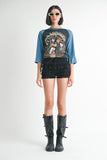 Ruffled Shorts With Elastic Waistband