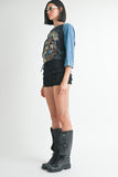 Ruffled Shorts With Elastic Waistband