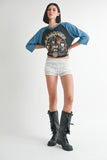 Ruffled Shorts With Elastic Waistband