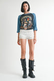 Ruffled Shorts With Elastic Waistband