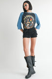 Ruffled Shorts With Elastic Waistband