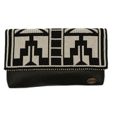 Karungi Beaded Leather Clutch